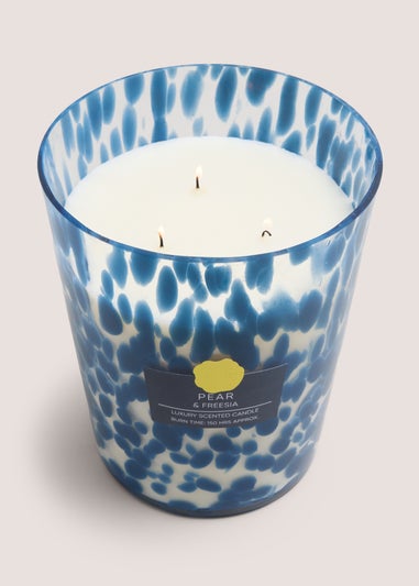 Navy Pear & Freesia Confetti Large Candle