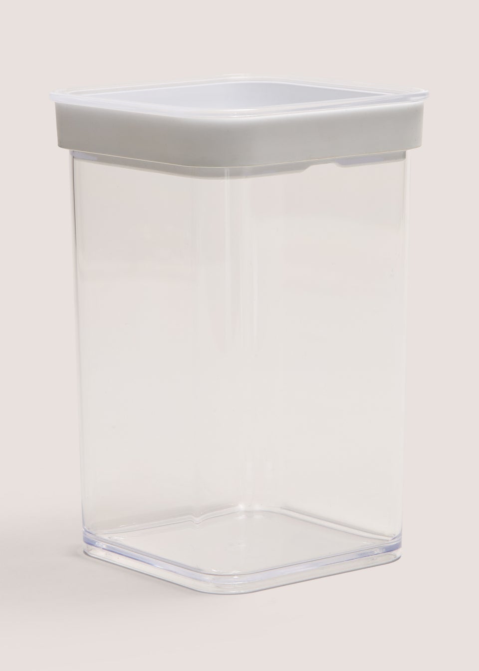 Clear Lid Stackable Storage Jar