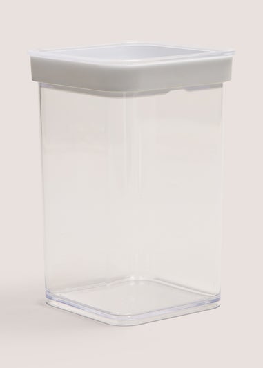 Clear Lid Stackable Storage Jar