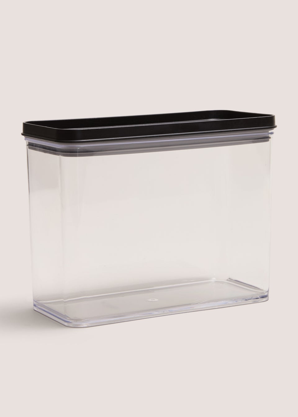 Black Wide Storage Jar