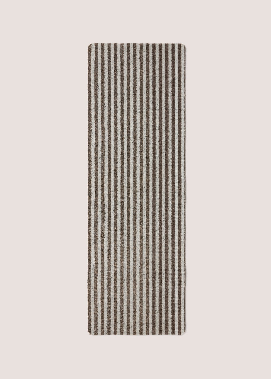 Brown Stripe Costa Door Mat
