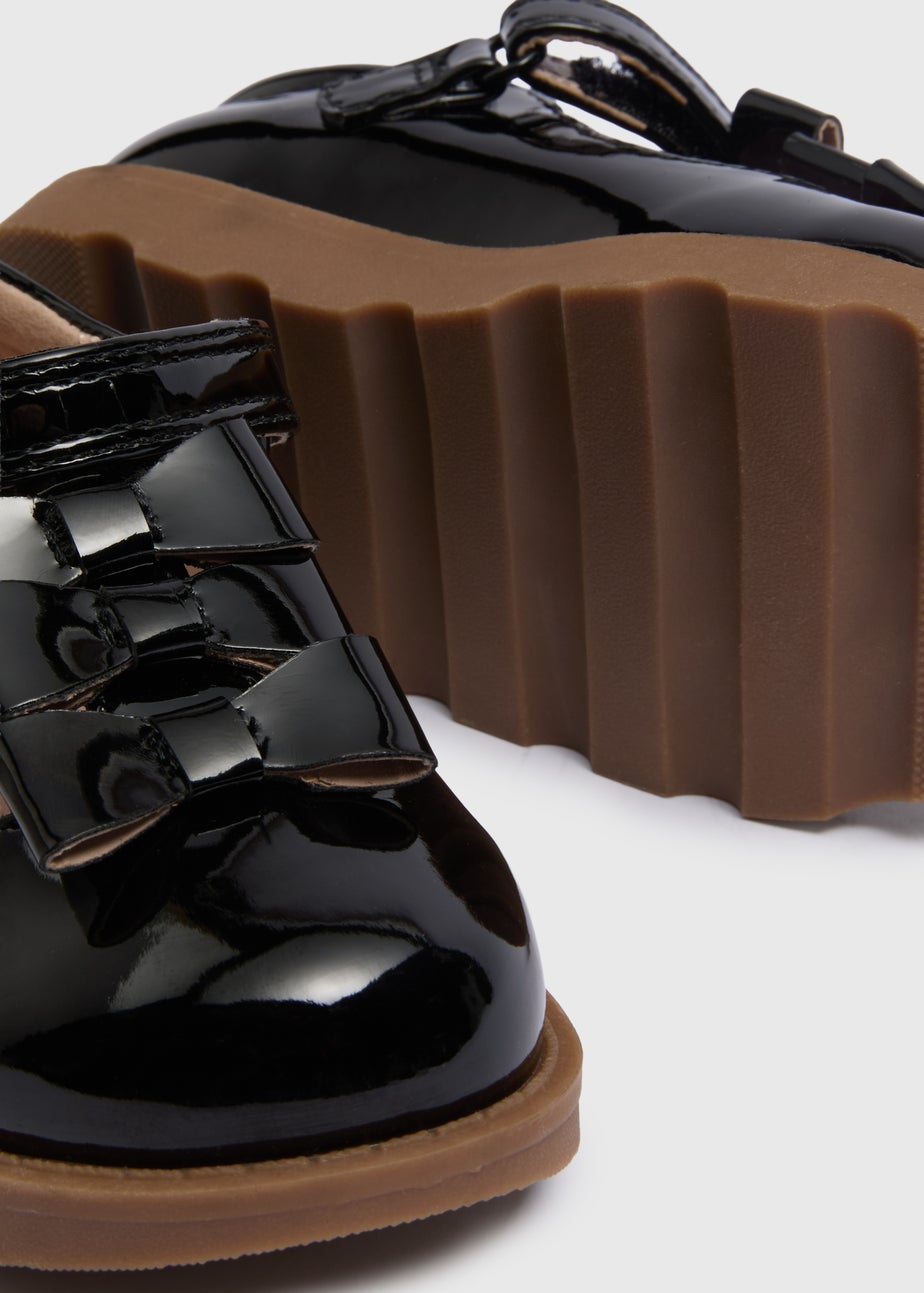 Girls Black T Bar Shoes (Younger 4-12)