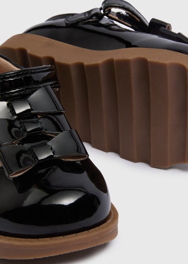 Girls Black T Bar Shoes (Younger 4-12)