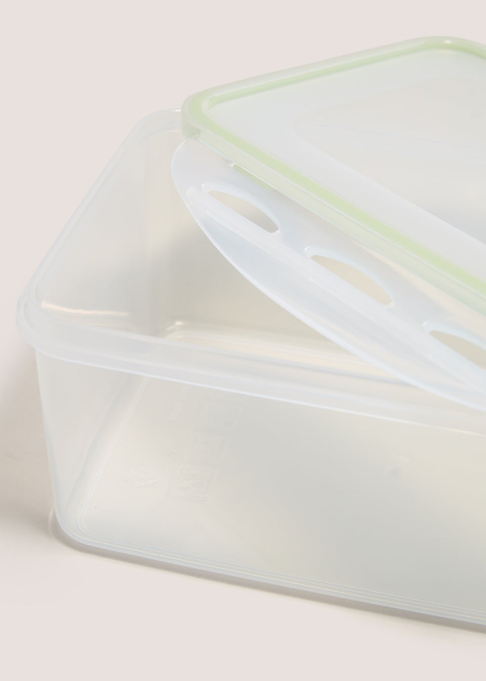 3 Piece Rectangle Clip Lock Containers