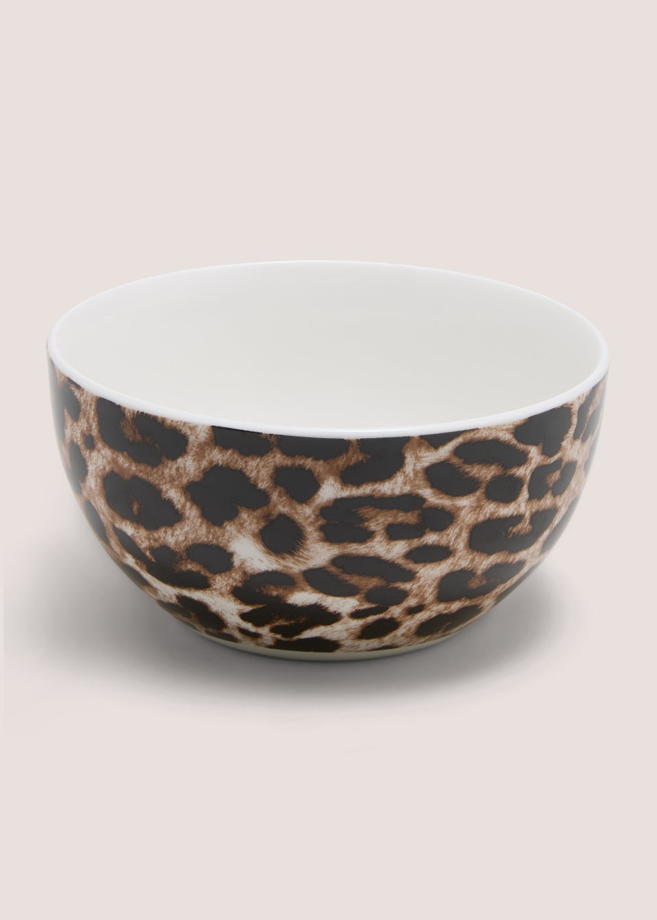 Brown Leopard Print Bowl
