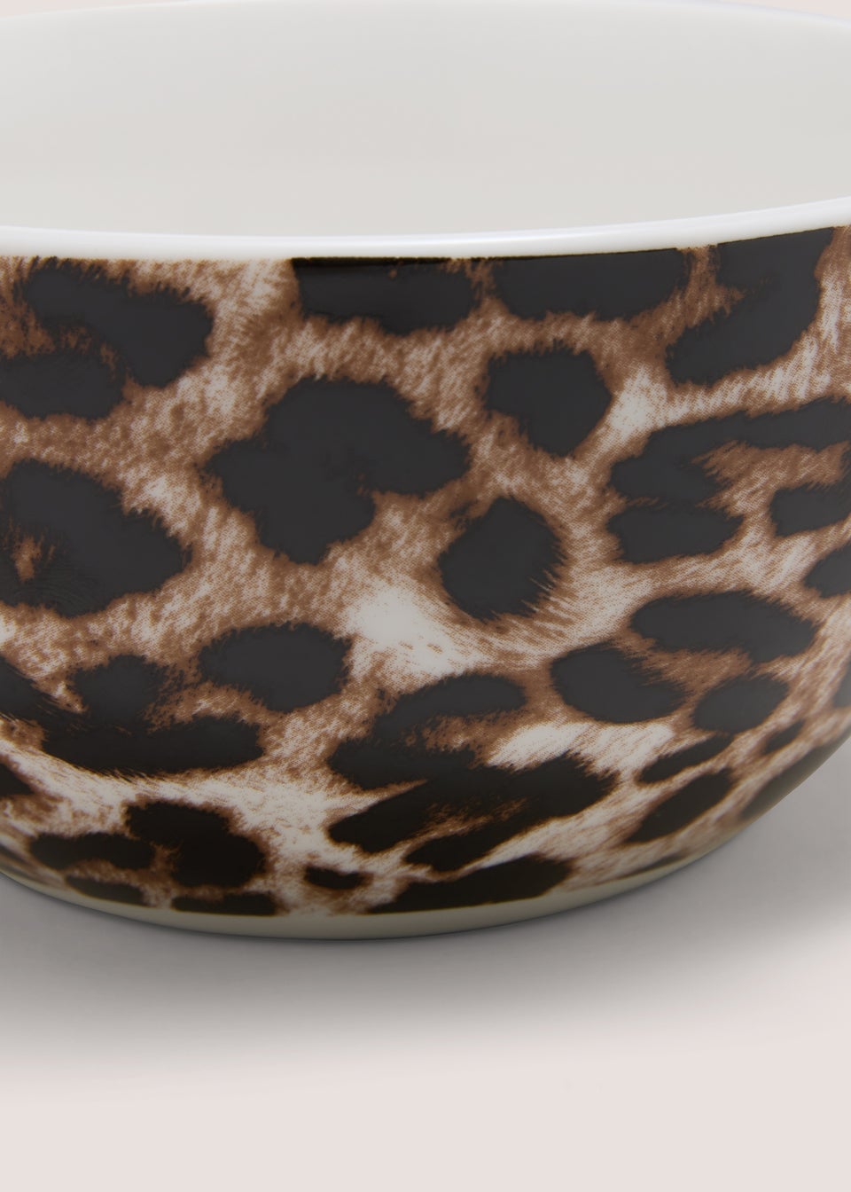 Brown Leopard Print Bowl