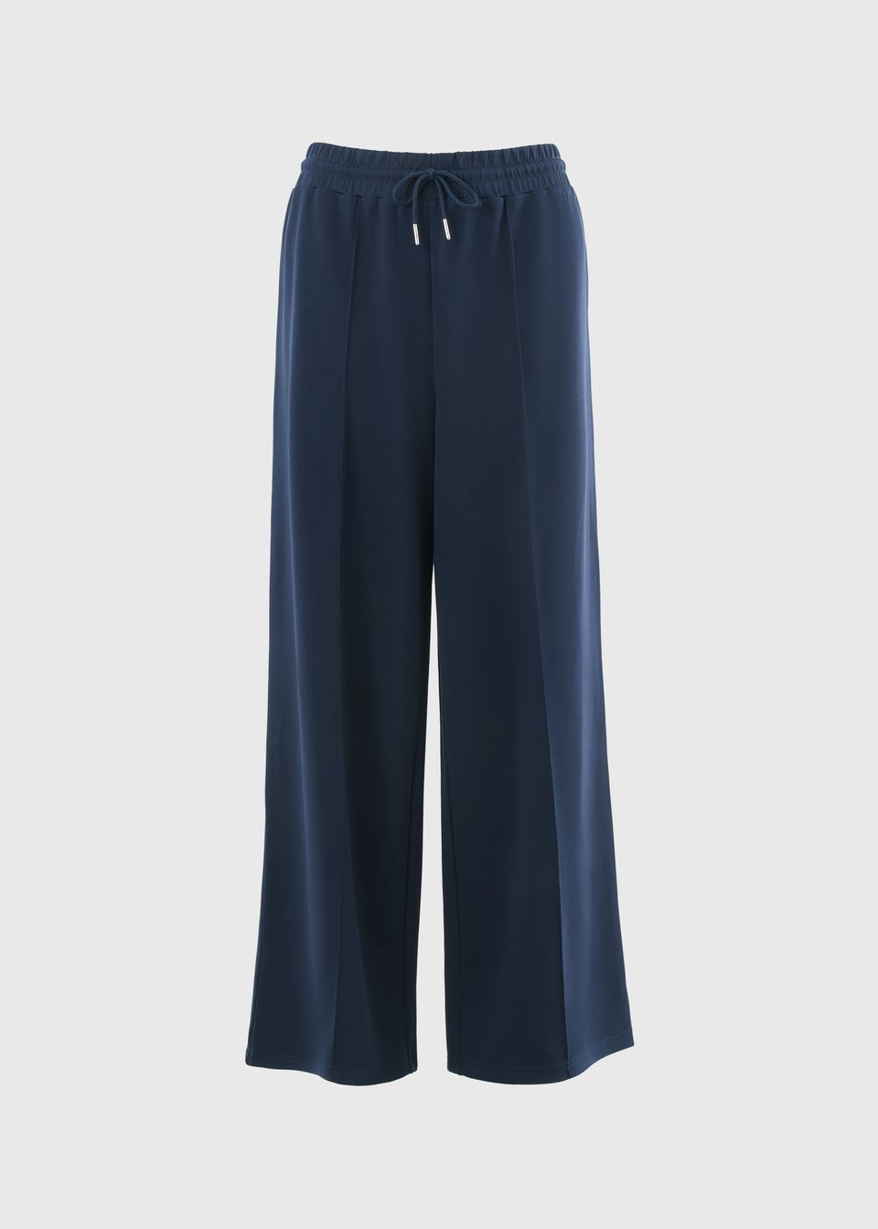 Souluxe Navy Wide Leg Jogging Bottoms