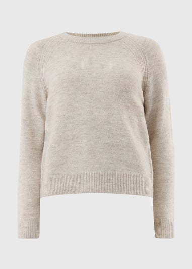 Papaya Petite Oatmeal Knit Jumper