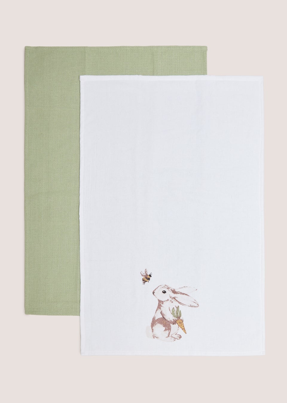 2 Pack Rabbit Tea Towels