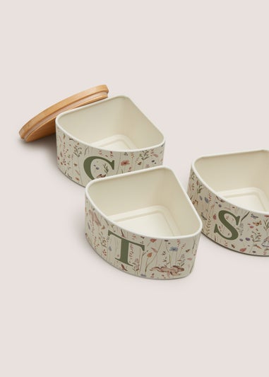 Rabbit Corner Stackable Canisters