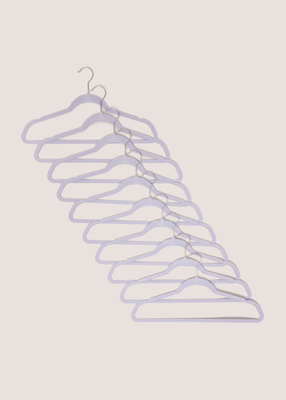 30 Pack Blue Flocked Hangers