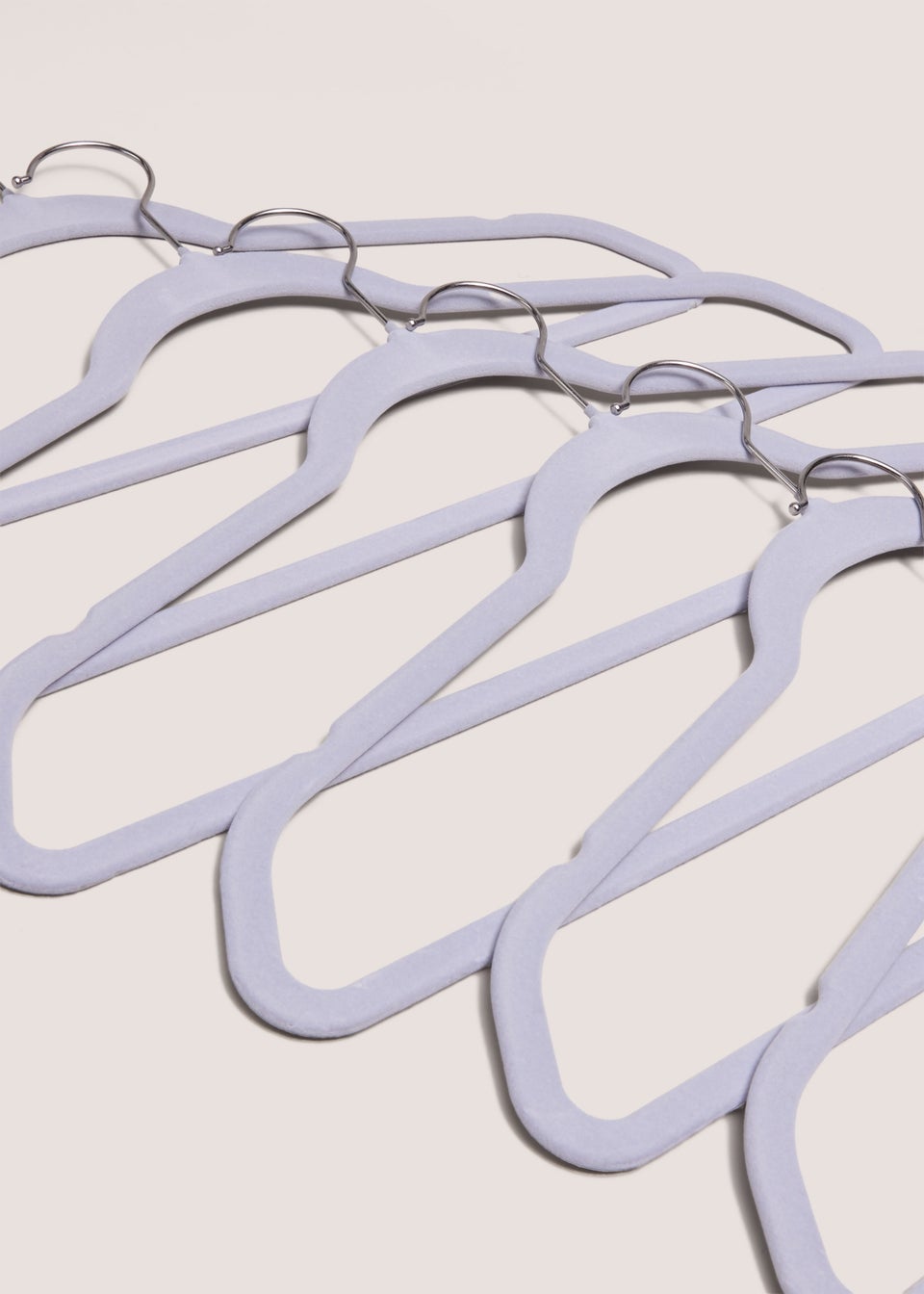 30 Pack Blue Flocked Hangers