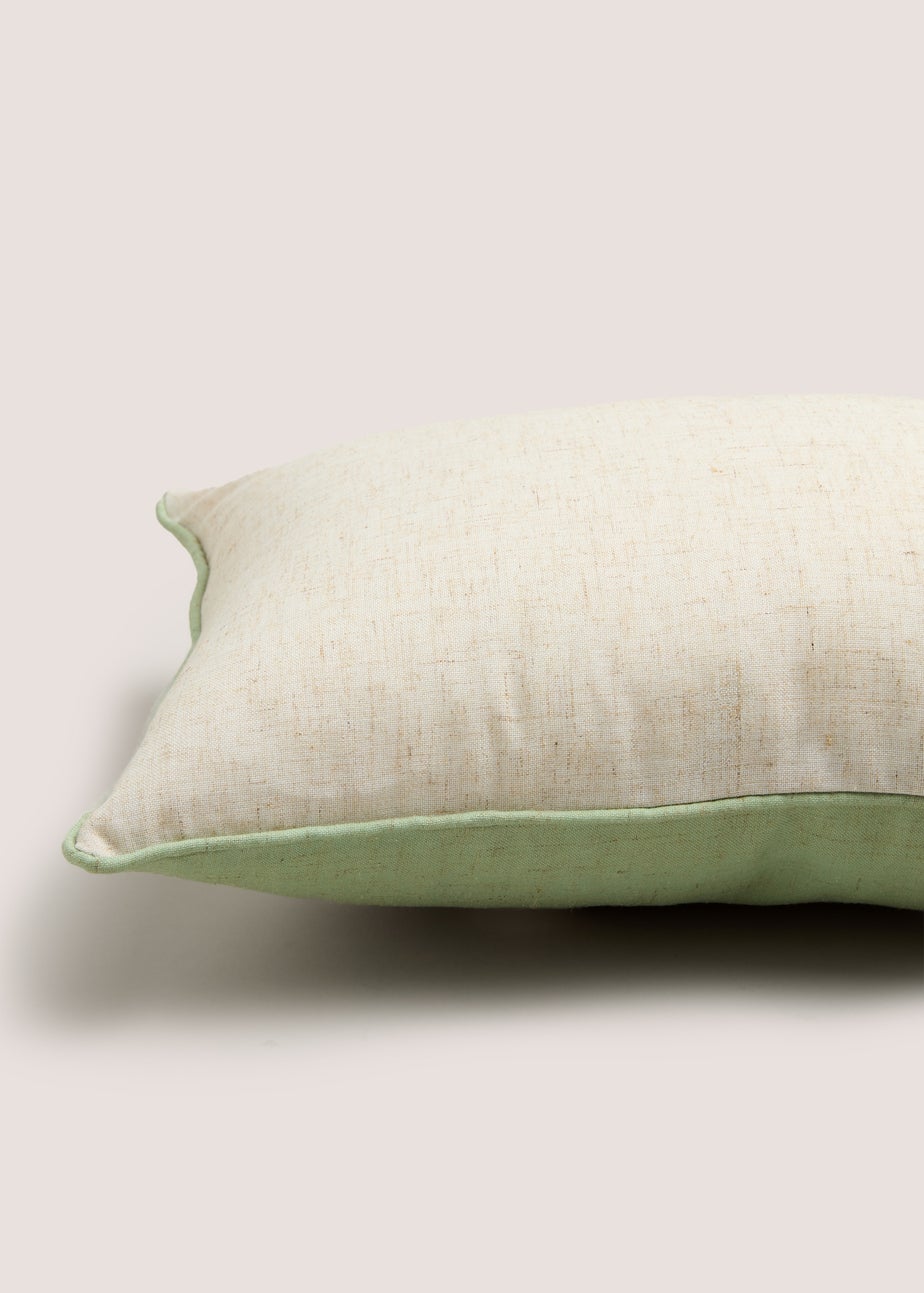 Green Sheep Tufted Cushion
