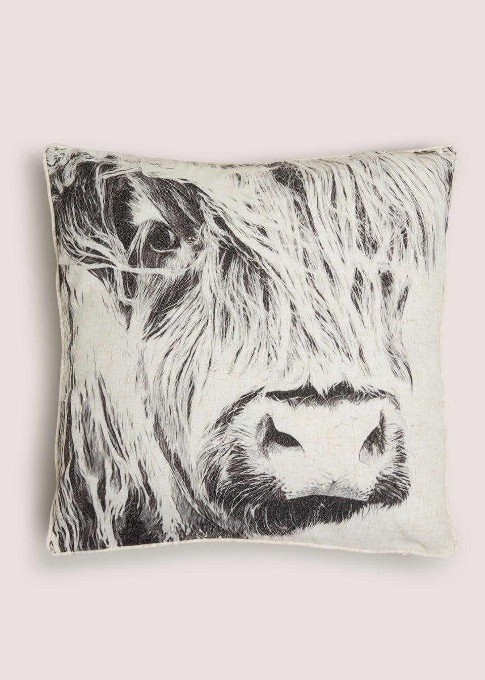 Highland Cow Printed Cushion