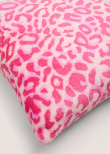 Pink Leopard Cushion