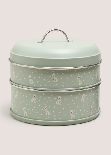 Green Cockapoo Stackable Cake Tin