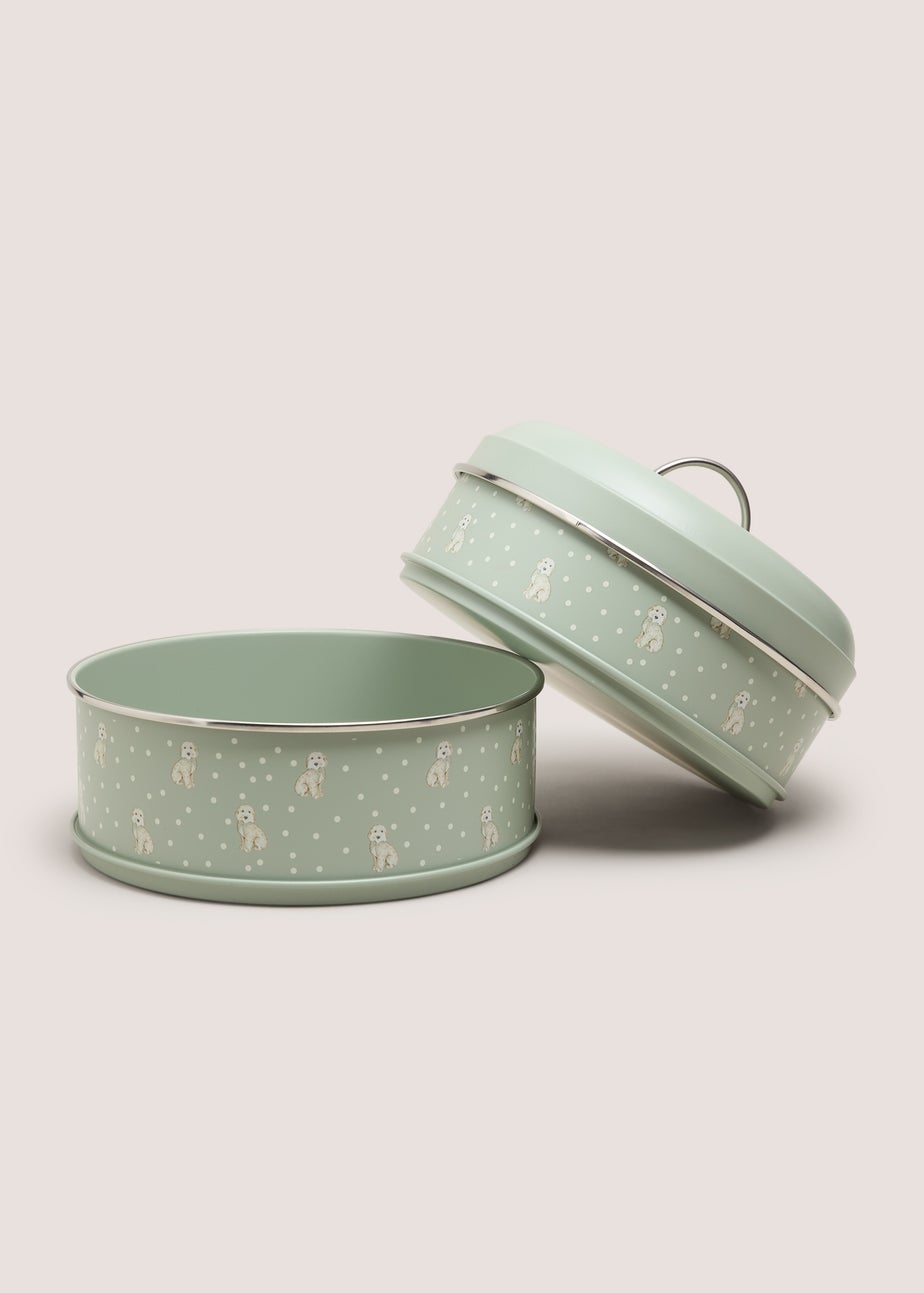 Green Cockapoo Stackable Cake Tin