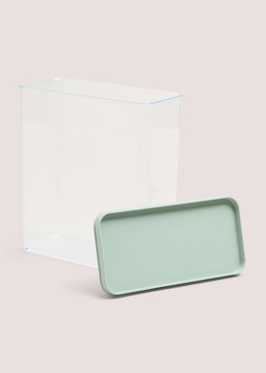 Green Stackable Large Storage Jar