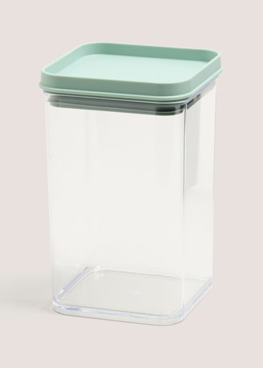Green Stackable Small Storage Jar