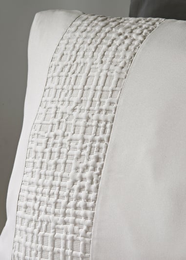 Grey Grid Pinsonic Duvet Set