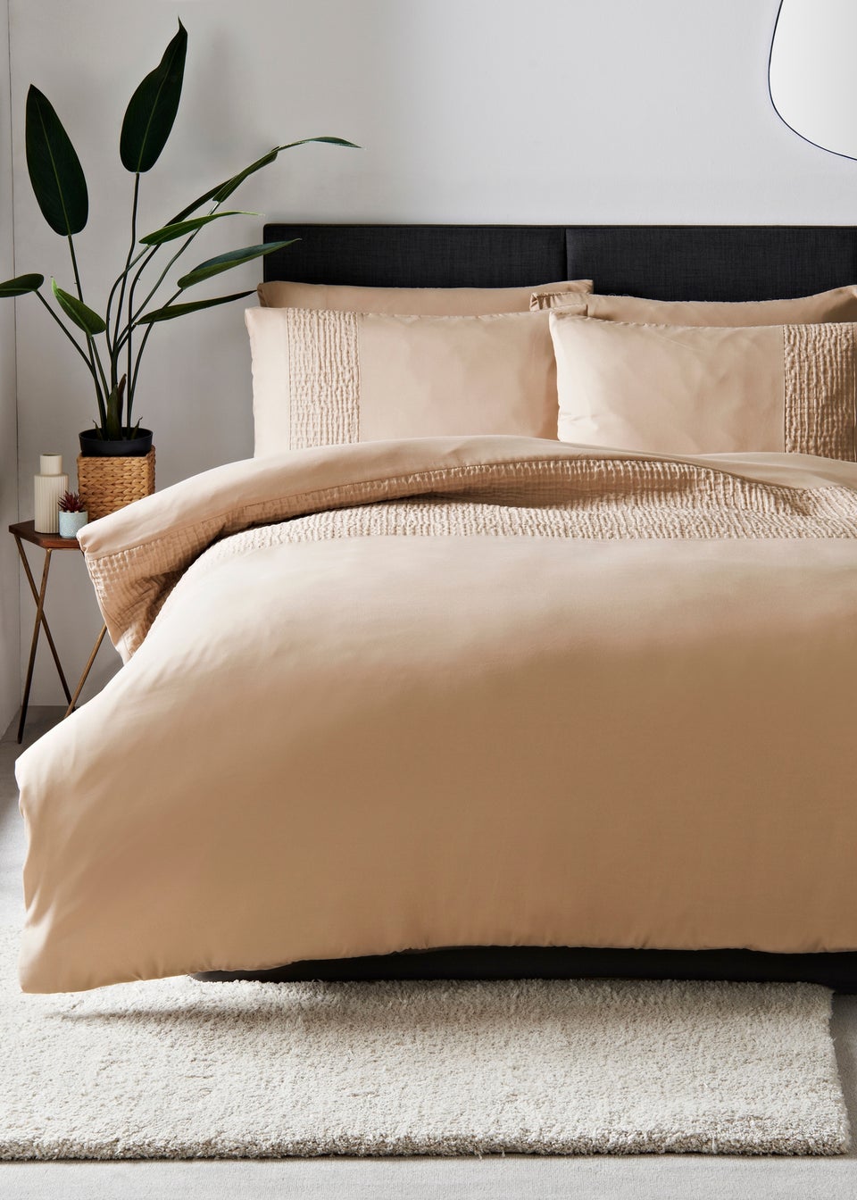 Beige Geo Pinsonic Duvet Set