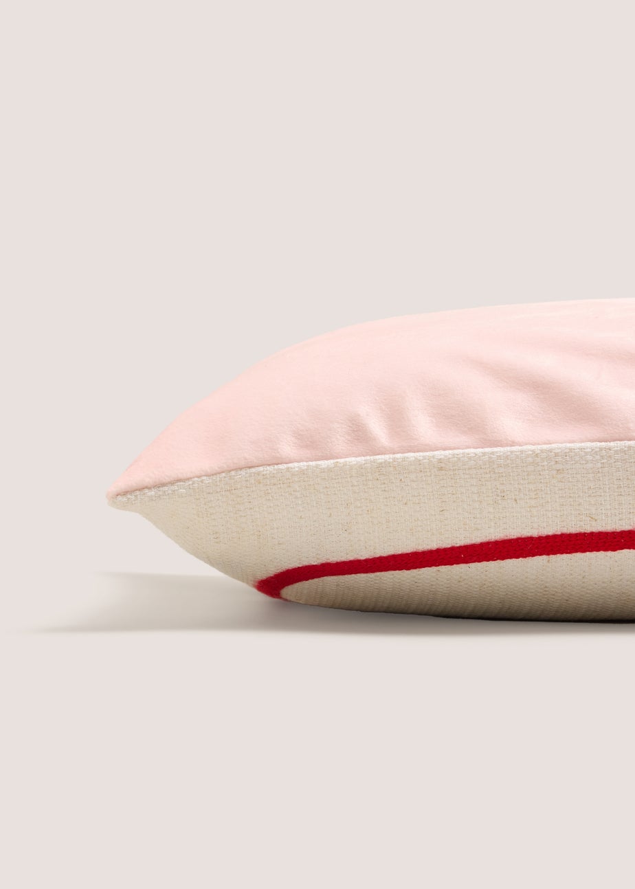 Ace Heart Embroidered Cushion