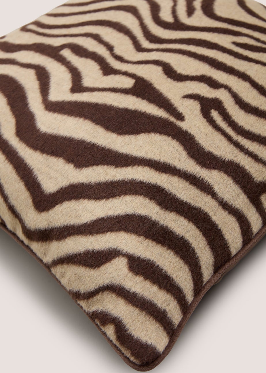 Zebra Jacquard Cushion