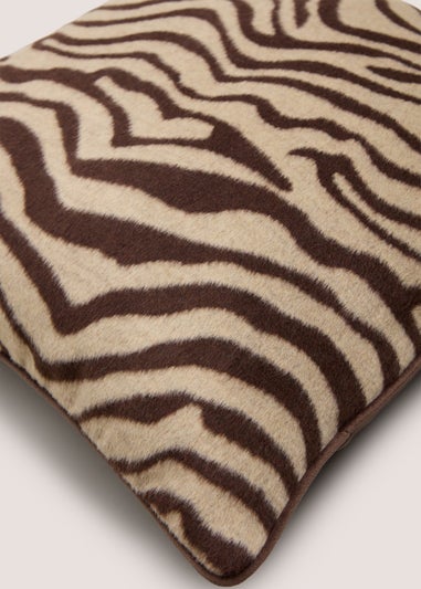 Zebra Jacquard Cushion