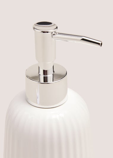 White Soap Dispenser