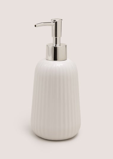White Soap Dispenser