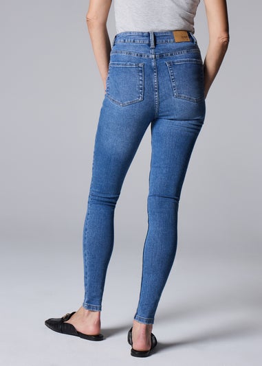 Papaya Petite April Midwash Super Skinny Jeans