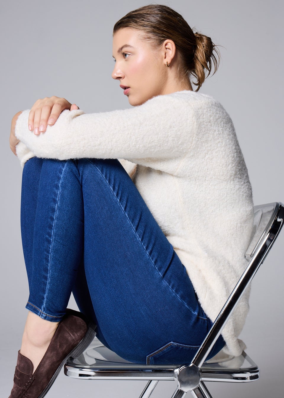 Papaya Petite Darkwash Jessie High Waisted Skinny Jeans