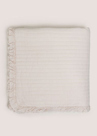 Natural Quilted Bedspread