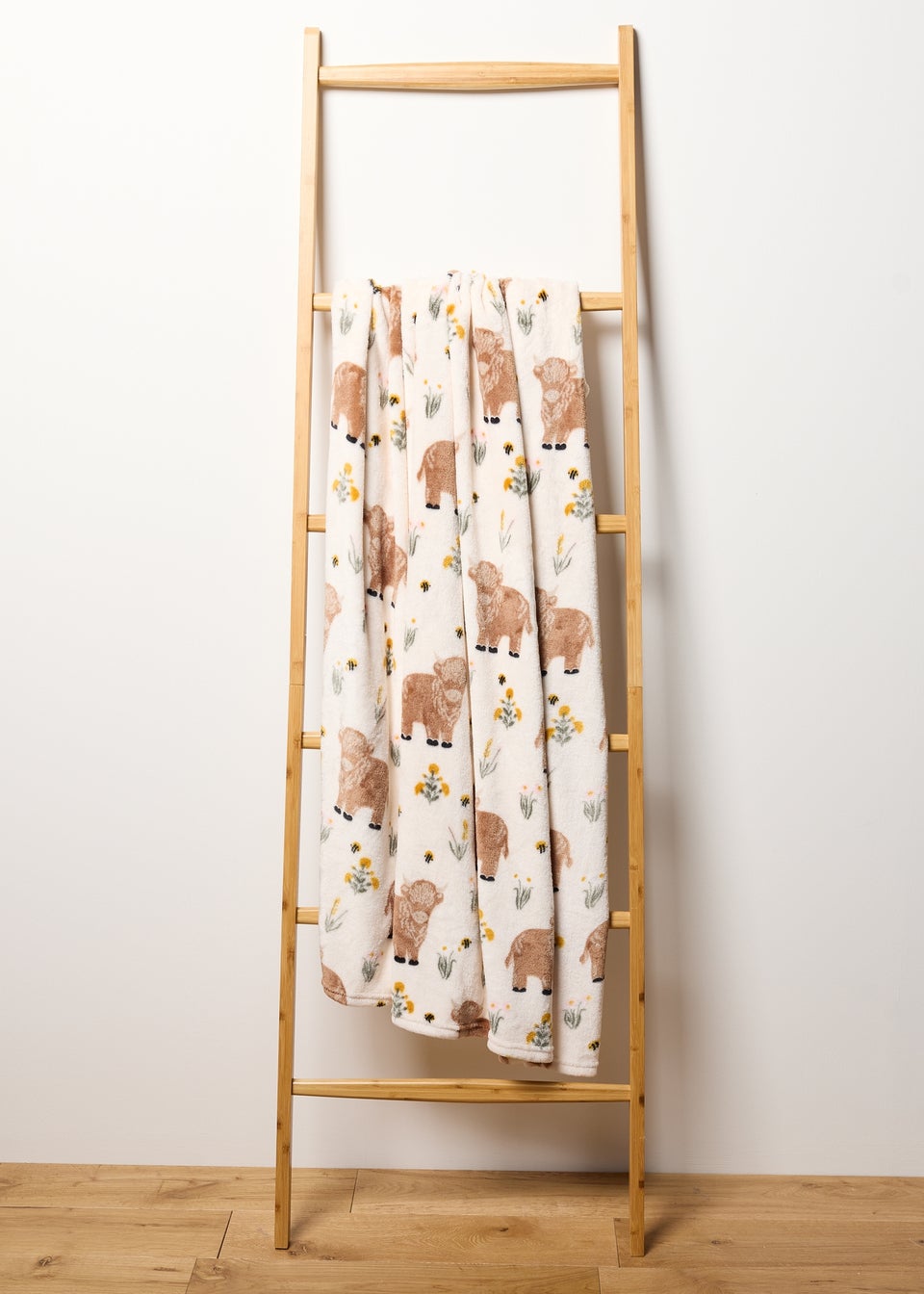 Highland Cow Print Throw