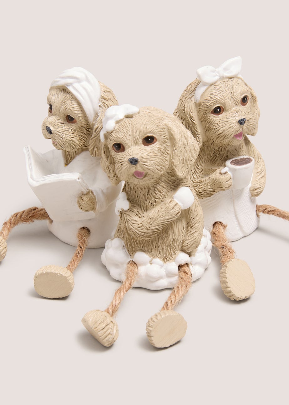 Dog Dangly Leg Bathroom Ornament