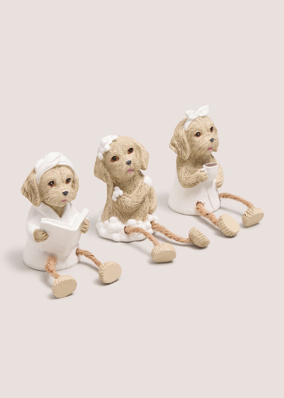 Dog Dangly Leg Bathroom Ornament