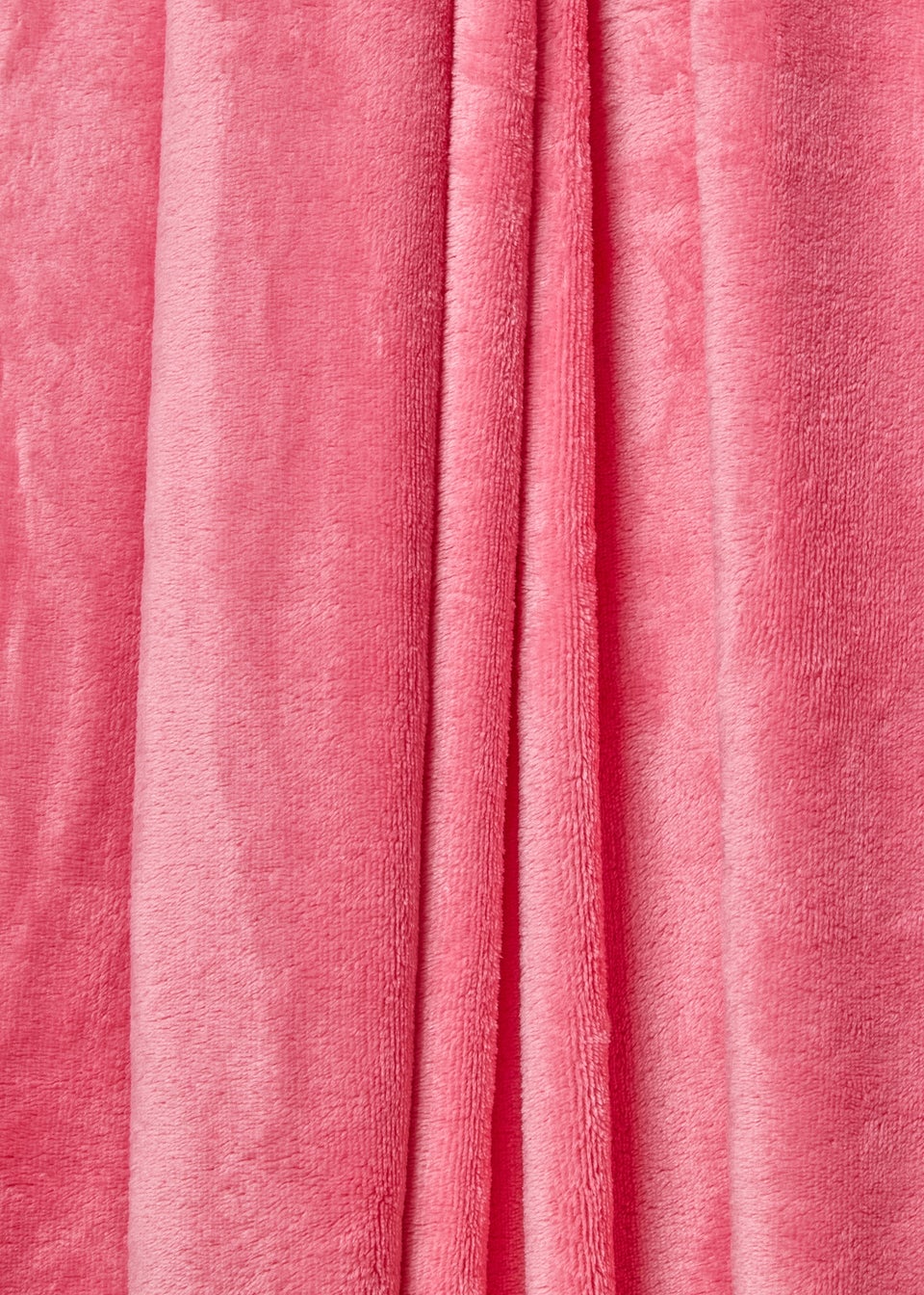 Pink Plain Large Throw