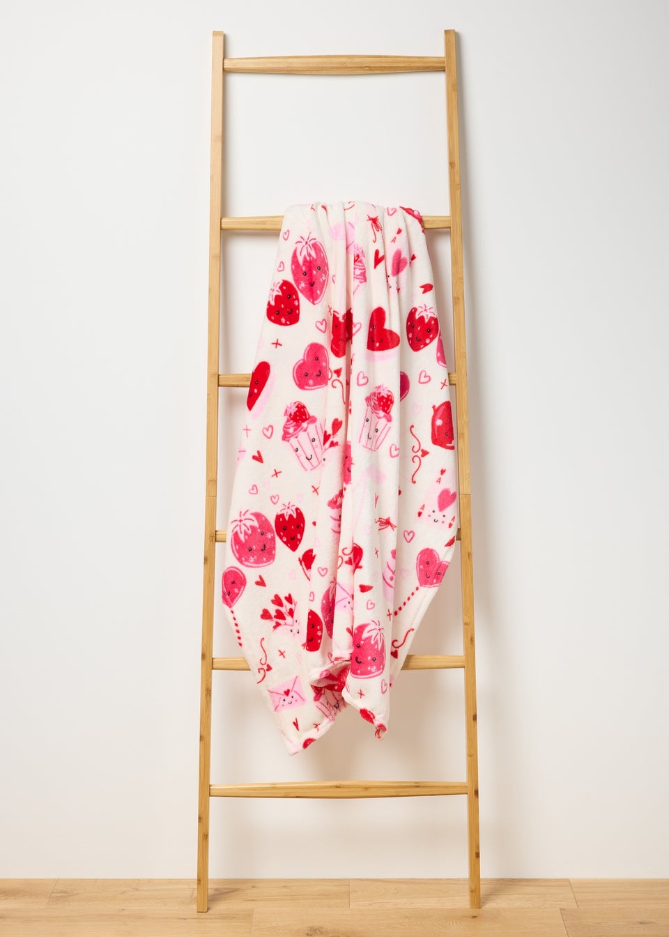 Cherry Lovelock Fleece Throw