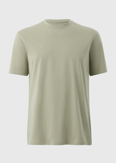 Khaki Essential Crew Neck T-Shirt