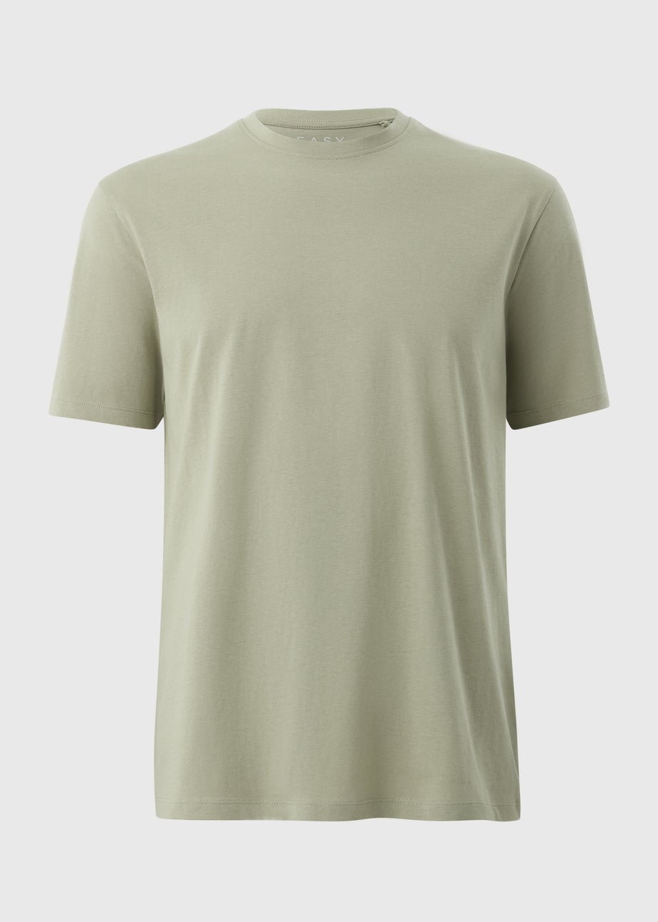 Khaki Essential Crew Neck T-Shirt
