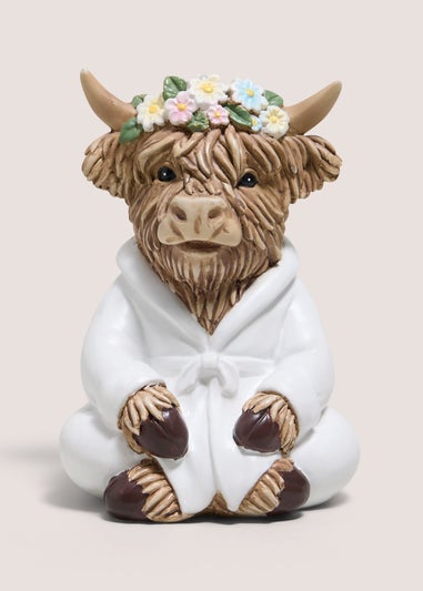 Highland Cow Robe Ornament