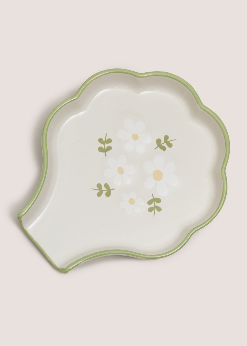 Green Floral Tea Bag Tidy