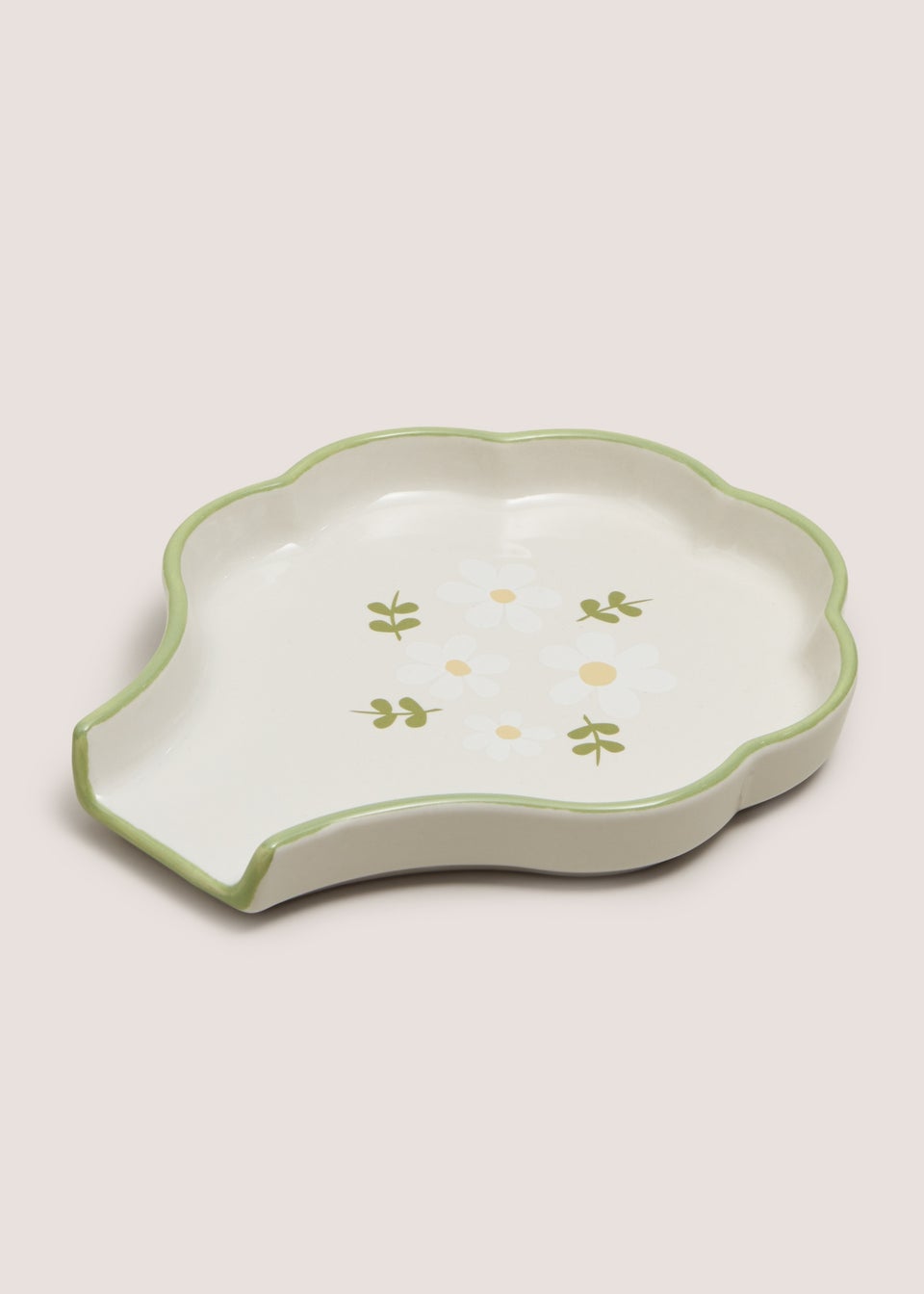 Green Floral Tea Bag Tidy