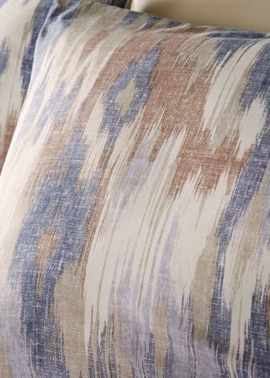 Blue Abstract Blurred Duvet Set