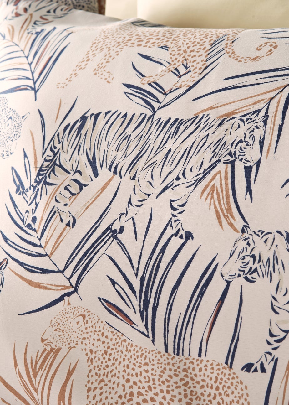 Neutral Tiger Print Duvet Set