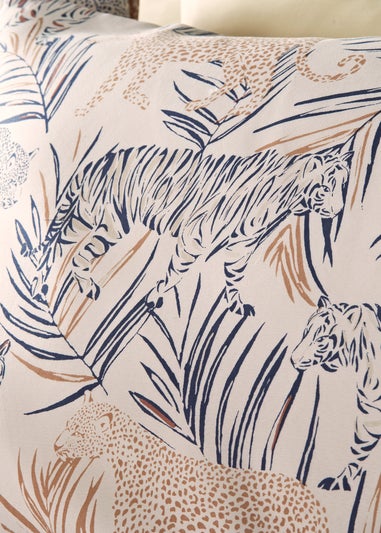 Neutral Tiger Print Duvet Set