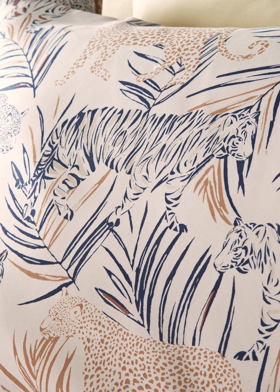 Neutral Tiger Print Duvet Set