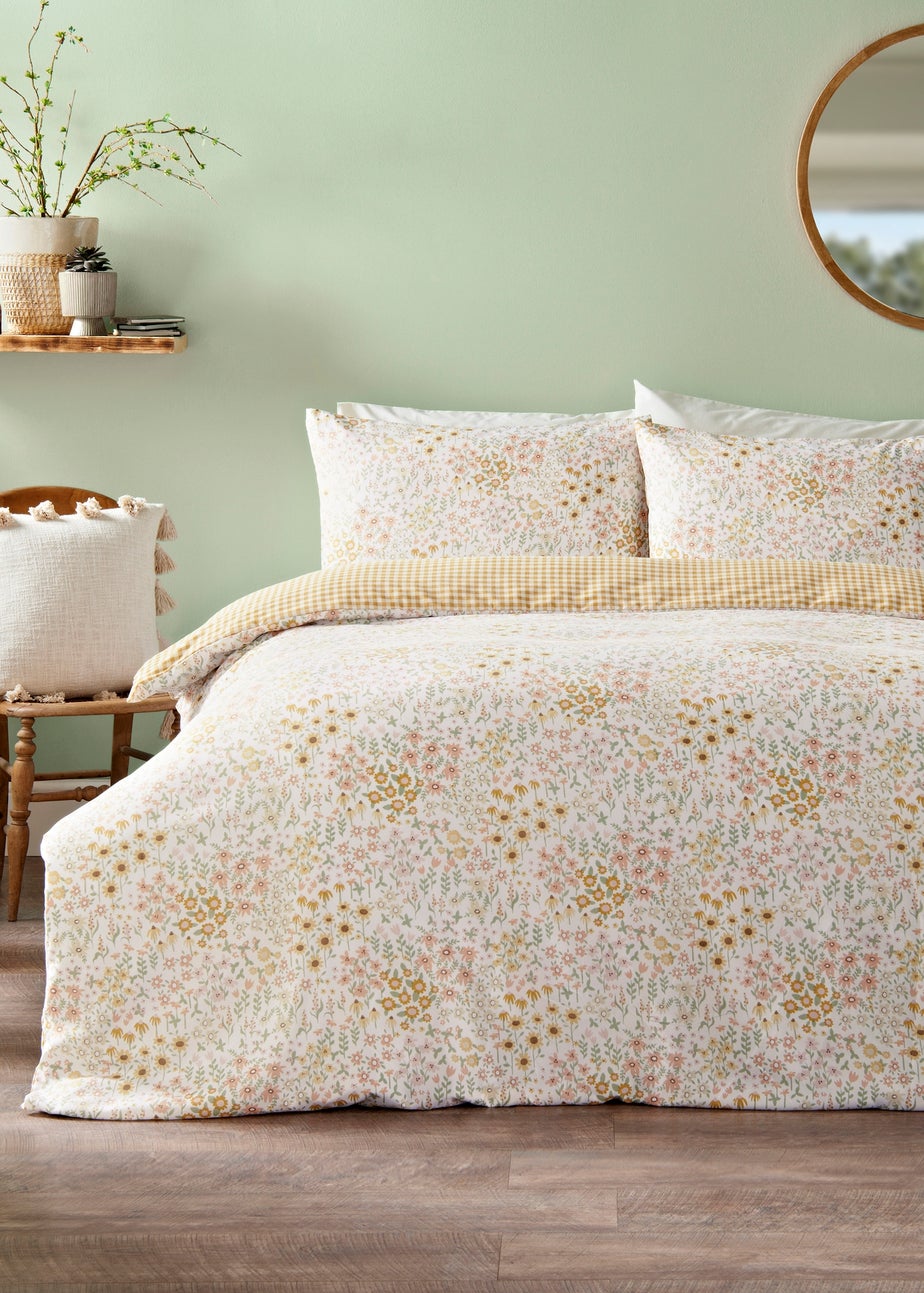 Yellow Ditsy Floral Duvet Set