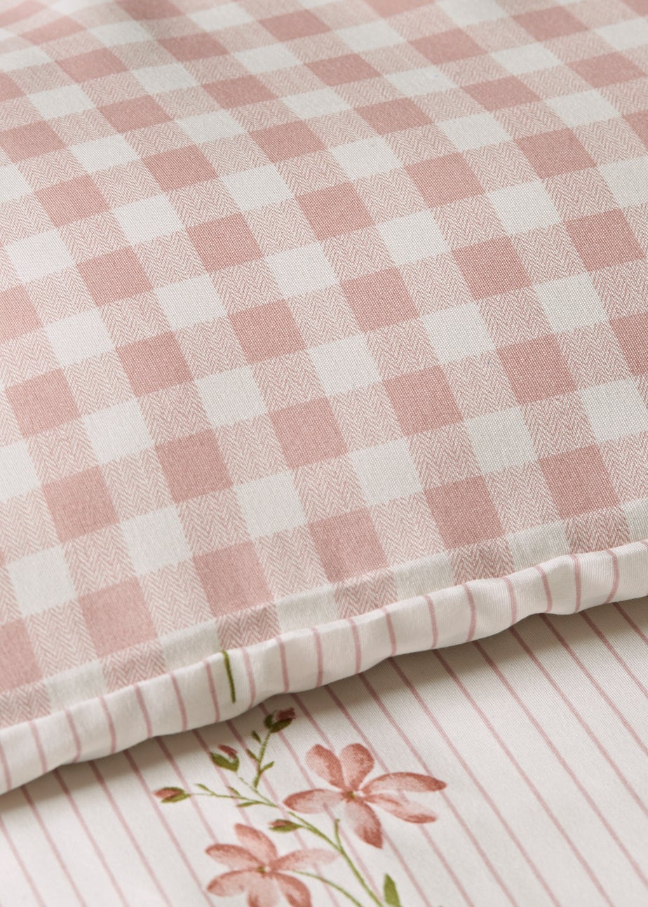 Pink Floral Duvet Set