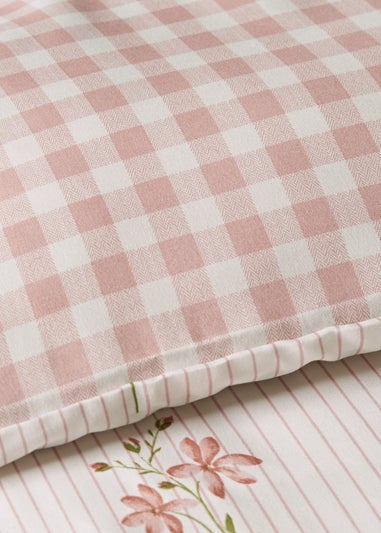 Pink Floral Duvet Set